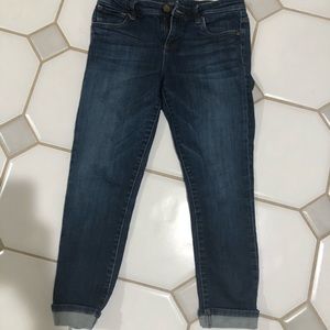 Kut from the kloth boyfriend crop jeans size 4